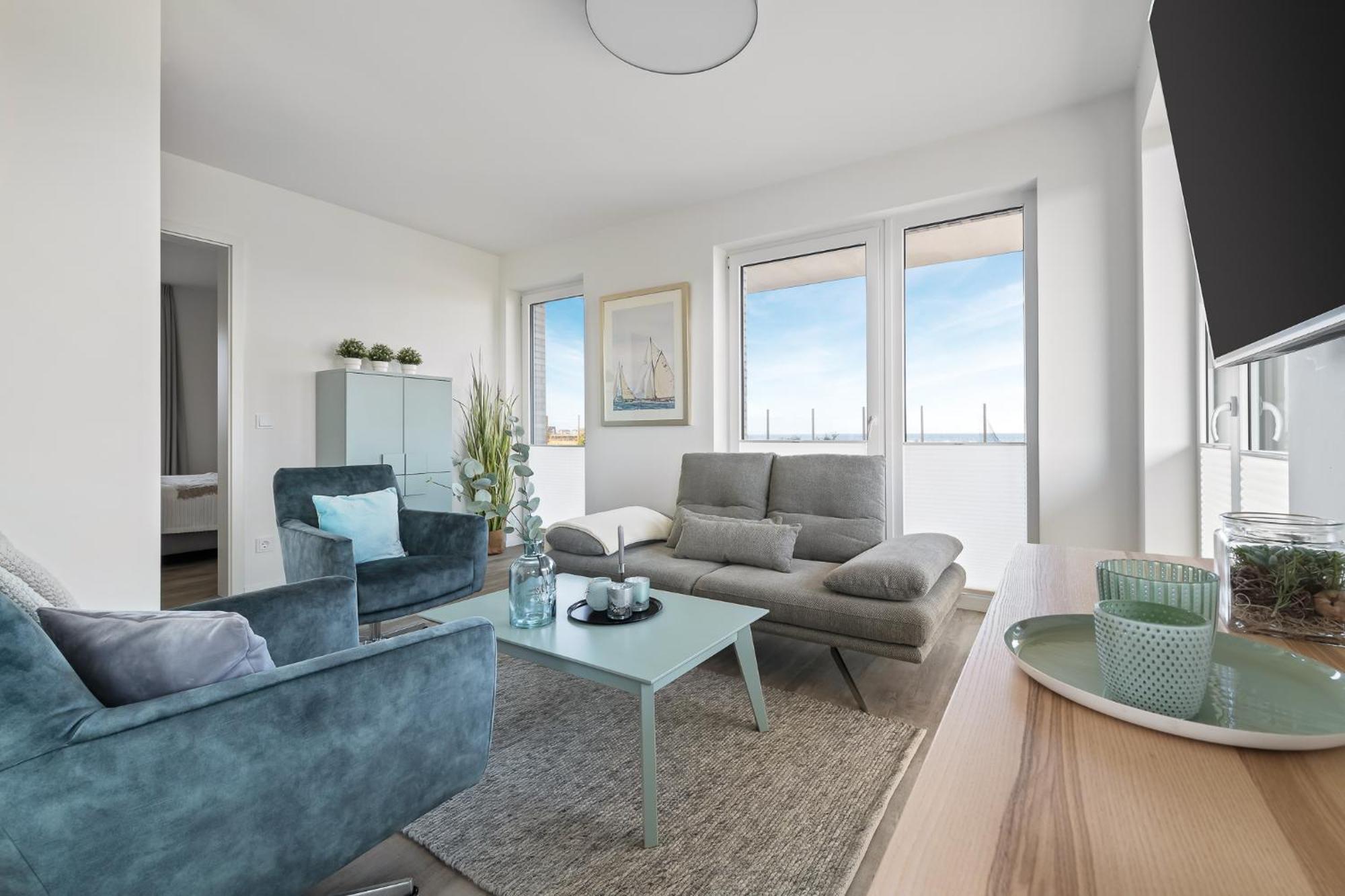 BeachTerraceFour- EG, Meerblick, Terrasse, Kamin, Sauna Olpenitz Exterior foto